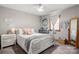 Serene bedroom with soft carpet, natural light, and neutral decor for a relaxing retreat at 10139 Arlington Church Rd, Mint Hill, NC 28227