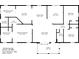 Detailed floor plan showcasing the layout of the home's rooms and dimensions at 1106 3Rd Sw Ave, Hickory, NC 28602