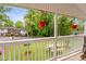 Covered front porch offers a cozy seating area with views of the landscaped front yard at 1106 3Rd Sw Ave, Hickory, NC 28602