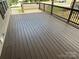 Spacious back deck providing ample space for outdoor seating and entertaining at 116 Dove Ln, New London, NC 28127