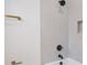 Modern shower featuring sleek fixtures and stylish tiled walls in a bright bathroom at 122 Laura Rd # A, Mooresville, NC 28117