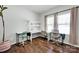 Bright home office with hardwood floors and multiple desk spaces at 13408 Portside Ln, Lancaster, SC 29720