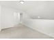 Attic bedroom with plush carpet and neutral paint colors at 1457 Mandy Place Ct, Charlotte, NC 28216