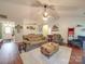 Comfortable living room with a ceiling fan and inviting decor at 1715 Colin Creek Ln, Charlotte, NC 28214