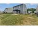 Backyard featuring a gazebo and patio area with a black metal fence around the property at 250 Marinna Joy Cir, Rockwell, NC 28138