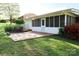Relaxing screened-in back porch and patio area at 3119 6Th Sw Ave, Hickory, NC 28602