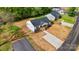 An aerial front view of a cozy home with a porch, new driveway, and nice curb appeal at 3315 15Th Sw Ave, Hickory, NC 28602