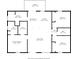 A detailed floor plan showing the layout of the home, including the kitchen, bedrooms, and living areas at 3315 15Th Sw Ave, Hickory, NC 28602
