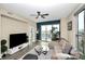 Modern living room featuring stylish furniture, large windows, and contemporary decor at 333 W Trade St # 800, Charlotte, NC 28202