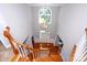 Elegant foyer with a staircase, hardwood floors, and a large window at 3546 Weddington Oaks Dr, Weddington, NC 28104