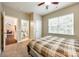 Bright bedroom with a private bathroom and a view into the living area at 4704 Amberside Dr, Rock Hill, SC 29732