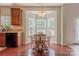 Bright dining area with bay window and natural light at 5707 Parkstone Dr, Matthews, NC 28104