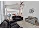 Comfortable living room with an open layout and a view into the kitchen for easy entertaining at 5775 Monticello Nw Dr, Concord, NC 28027