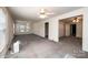 Expansive living room with neutral finishes and connecting rooms at 602 W 6Th St, Newton, NC 28658