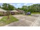 Quaint brick home with beautiful landscaping and a private driveway at 652 Camrose Ne Cir, Concord, NC 28025
