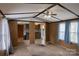 Cozy living room featuring a ceiling fan, and views to other rooms at 7041 Kays Dr, York, SC 29745