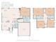 Detailed floor plan showcasing the layout of the home's first and second floors at 7642 Horseshoe Creek Dr, Huntersville, NC 28078