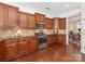 Well-equipped kitchen featuring stainless steel appliances and wooden cabinetry at 79044 Ridgehaven Rd, Lancaster, SC 29720