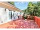 Relaxing deck with french doors and treehouse views at 8200 Park Vista Cir, Charlotte, NC 28226