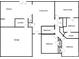 Floor plan featuring the layout of the home, including the kitchen, living room, and bedrooms at 8200 Park Vista Cir, Charlotte, NC 28226