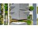 Detailed overhead view of the home, displaying the roofline and a neatly landscaped yard at 9319 Highclere Ct, Matthews, NC 28105