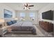 Bedroom with a bed, furniture, and wall art at 2022 Mcdonald Dr, Stanfield, NC 28163