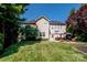 A spacious backyard offers an ideal place to relax and entertain at 219 Pleasant Grove Ln, Mooresville, NC 28115