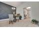Cozy dining area with a unique feature wall and stylish decor at 3029 Trace Meadow Ct, York, SC 29745