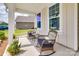 Charming front porch featuring comfortable seating and a welcoming entrance to the home at 3029 Trace Meadow Ct, York, SC 29745