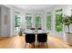 Sun-drenched breakfast nook overlooking the trees at 3933 Ayrshire Pl, Charlotte, NC 28210