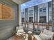 Relaxing balcony featuring stylish chairs, modern decor, and neighborhood views at 520 Sedgefield Park Dr, Charlotte, NC 28203