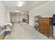 Spacious garage with abundant storage space, shelving, and room for multiple cars at 520 Sedgefield Park Dr, Charlotte, NC 28203