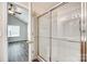 Bathroom with shower stall and natural lighting in the main bedroom area at 5206 Fire Water Ln, Fort Mill, SC 29707