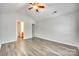 Spacious bedroom with vaulted ceilings and modern flooring throughout at 5206 Fire Water Ln, Fort Mill, SC 29707
