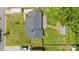 Aerial view showcasing the house, deck, and backyard at 6915 Norchester Ct, Charlotte, NC 28227