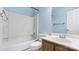Bathroom with a bathtub and vanity at 6915 Norchester Ct, Charlotte, NC 28227