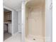 Bright bathroom features a walk-in shower with easy access entry at 1468 Woodhurst Dr, Rock Hill, SC 29732