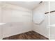 Walk-in closet with custom shelving and an octagon window for natural light at 1468 Woodhurst Dr, Rock Hill, SC 29732