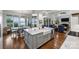 Open kitchen and dining area flowing to the outdoor living space at 299 Barber Loop, Mooresville, NC 28117