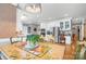 Open-concept kitchen boasts stainless appliances, an island with a gas cooktop, and a breakfast nook at 3420 Maryhurst Ln, Charlotte, NC 28226