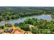 Stunning aerial view of lakeside homes nestled among lush trees at 6712 Cove Ln, Sherrills Ford, NC 28673