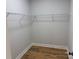Walk-in closet with hardwood floors and wire shelving at Lot 9 Lilly Pad Dr, Salisbury, NC 28146