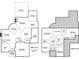 Detailed floor plan showcasing the layout of the main and upper levels, including room dimensions and key features at 10012 Royal Colony Dr, Waxhaw, NC 28173