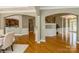 Spacious open floorplan featuring hardwood floors and seamless flow between rooms at 10012 Royal Colony Dr, Waxhaw, NC 28173