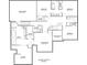 Second-floor floor plan featuring bedrooms, bathrooms, and laundry at 10319 Remembrance Trl, Huntersville, NC 28078