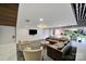 Open lobby showcasing a comfortable seating area with a large screen television at 1323 Queens Rd # 420, Charlotte, NC 28207