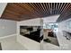Contemporary lobby area with a marble fireplace feature and comfortable seating at 1323 Queens Rd # 420, Charlotte, NC 28207