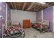 Unfinished basement with two beds at 212 Davies Cir, Cleveland, NC 27013