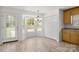 Eat-in kitchen with bay window, tile floor, and closet at 318 Huffman Rd, Gastonia, NC 28056