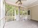 Screened-in porch with peaceful views at 3231 Karen Ln, Monroe, NC 28110